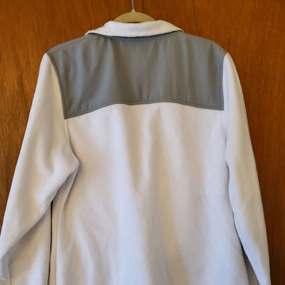 FILA Sport Jacket - White and Gray - Large - Picture 2 of 4